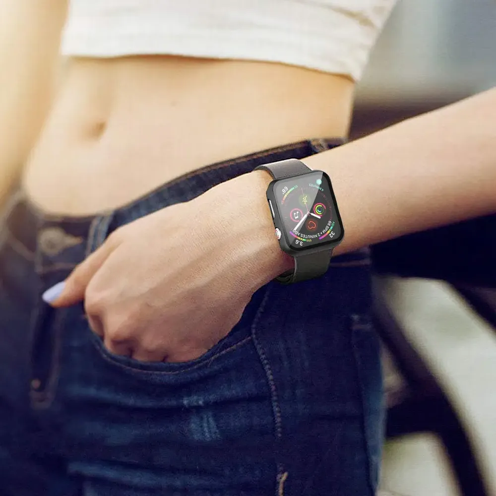 Verre et coque pour Apple Watch 38 à 45 mm