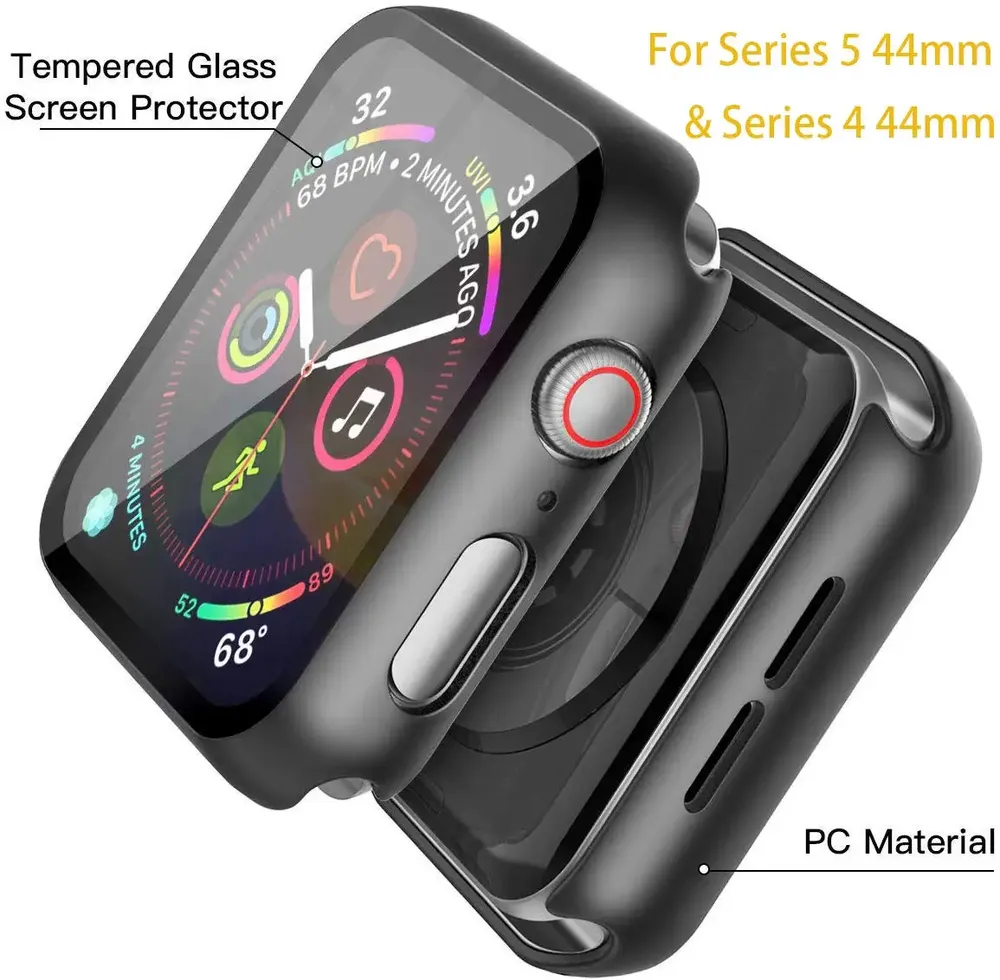 Verre et coque pour Apple Watch 38 à 45 mm