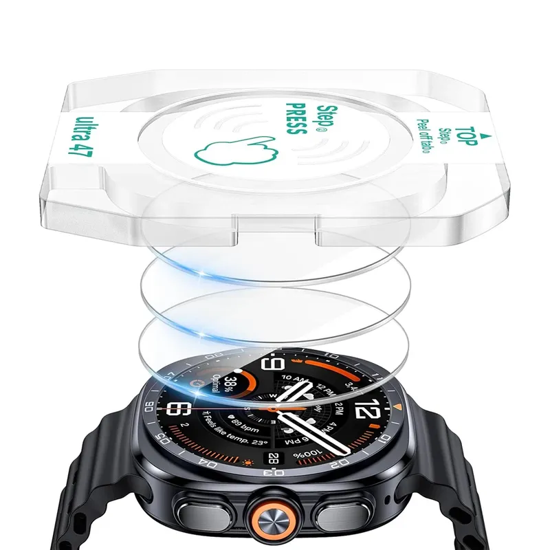 Verre trempé 2 pièces pour Samsung Galaxy Watch Ultra 2