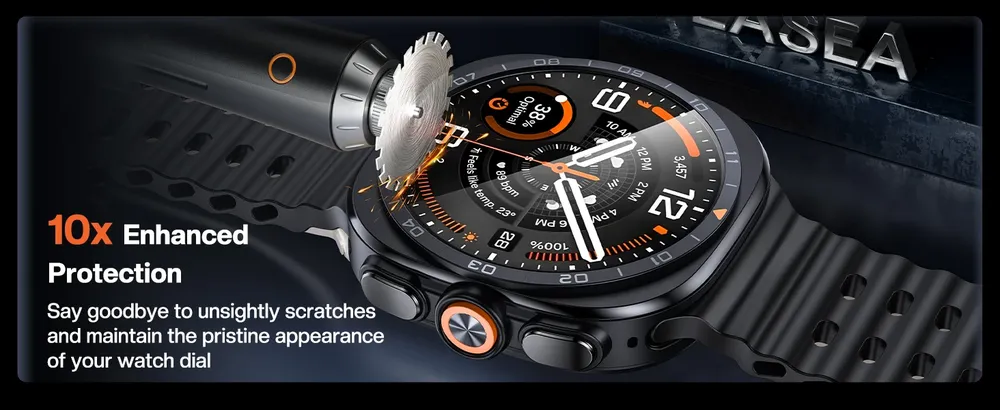 Verre trempé 2 pièces pour Samsung Galaxy Watch Ultra 2