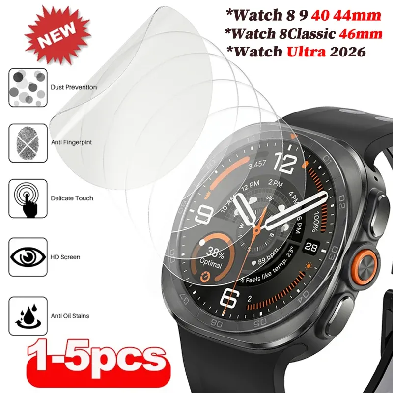 Verre trempé 9H pour Samsung Galaxy Watch 9/8/7/6/5/4