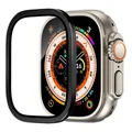 Verre trempé + cadre titane pour Apple Watch Ultra 3/2 – Couleur Black