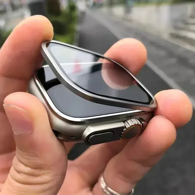 Verre trempé + cadre titane pour Apple Watch Ultra 3/2