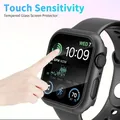 Verre trempé + coque pour Apple Watch 11/10/9/8/7/6/5/4 – 5