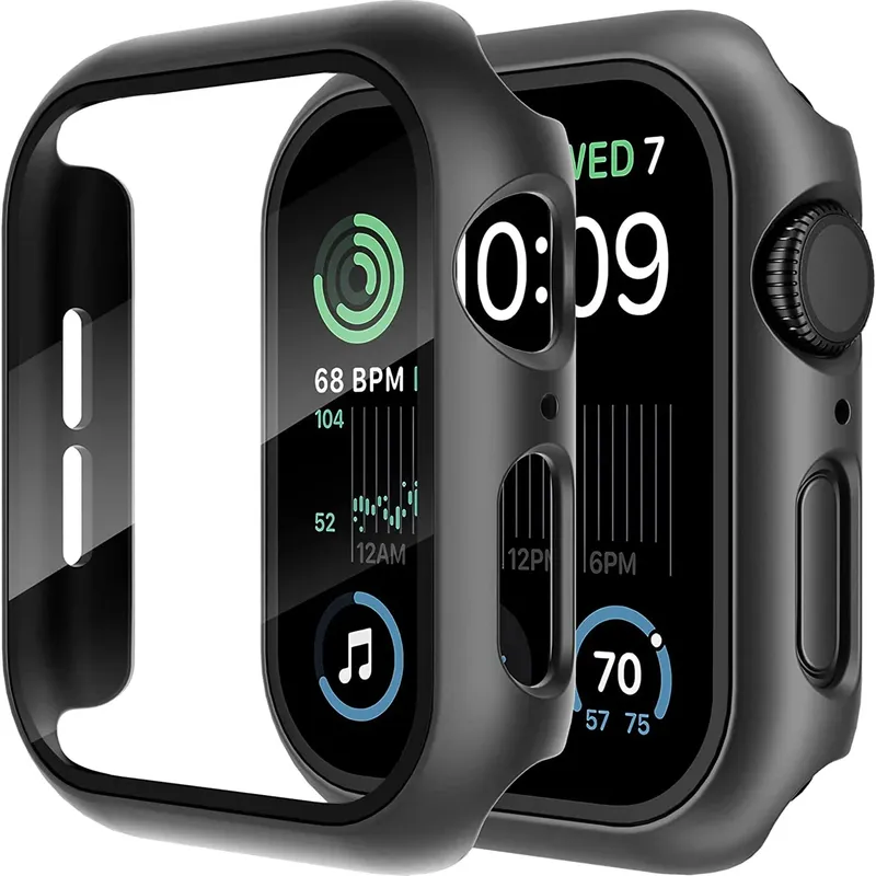 Verre trempé + coque pour Apple Watch 11/10/9/8/7/6/5/4