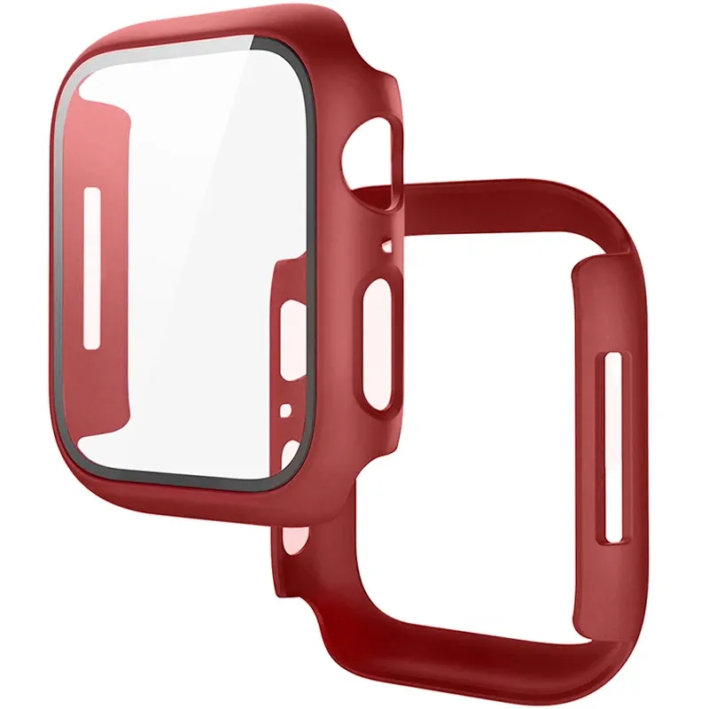 Verre trempé + coque pour Apple Watch 11/10/9/8/7/6/5/4