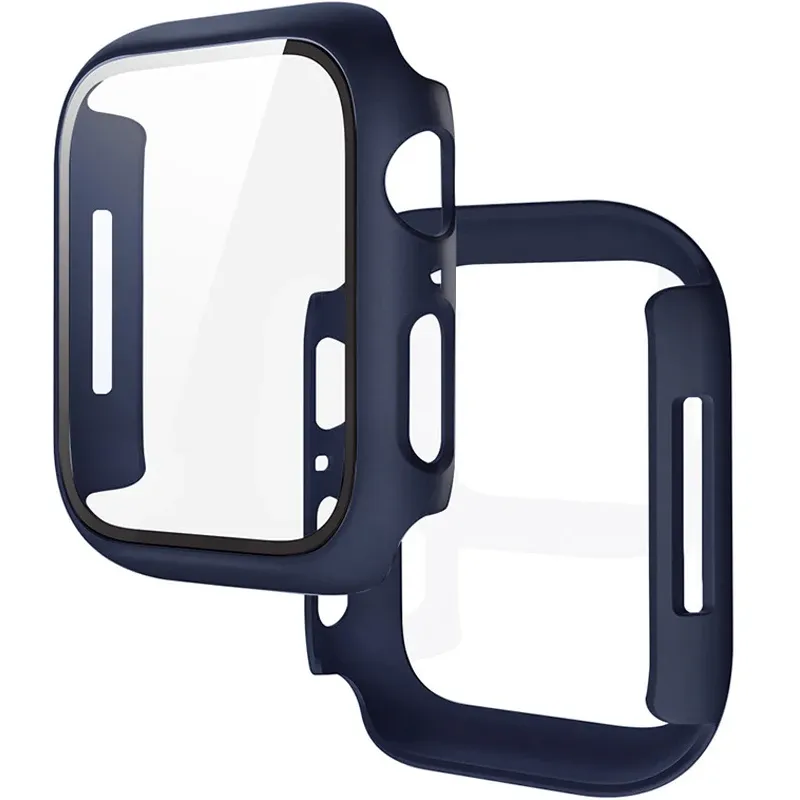 Verre trempé + coque pour Apple Watch 11/10/9/8/7/6/5/4