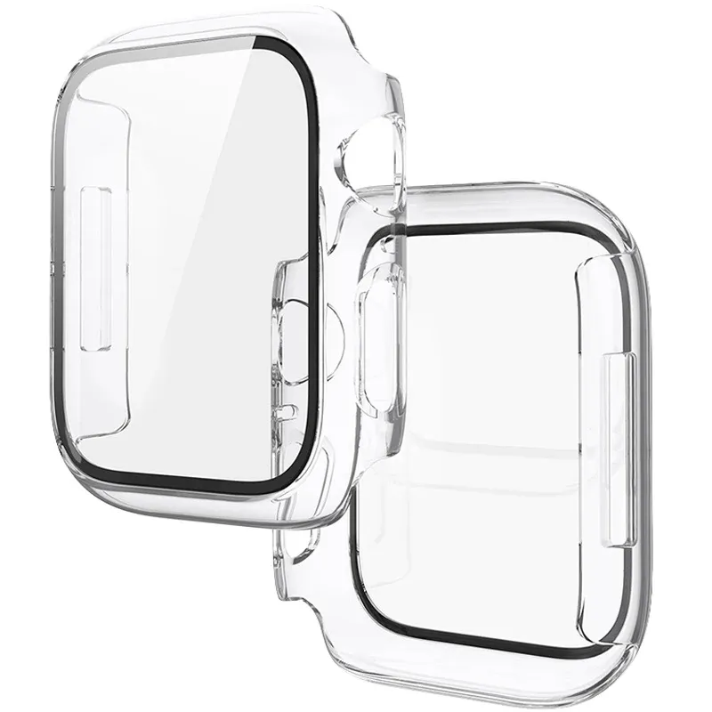 Verre trempé + coque pour Apple Watch 11/10/9/8/7/6/5/4