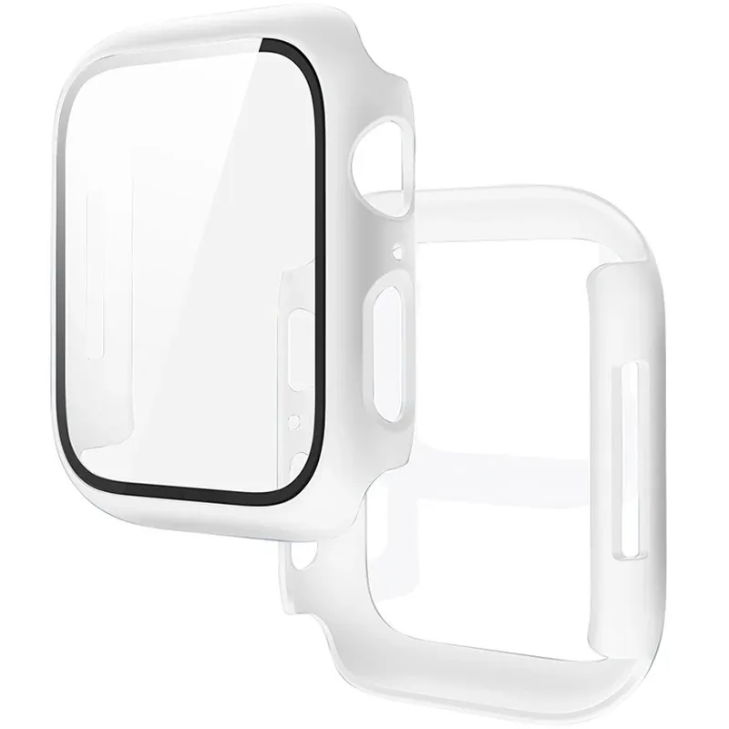 Verre trempé + coque pour Apple Watch 11/10/9/8/7/6/5/4