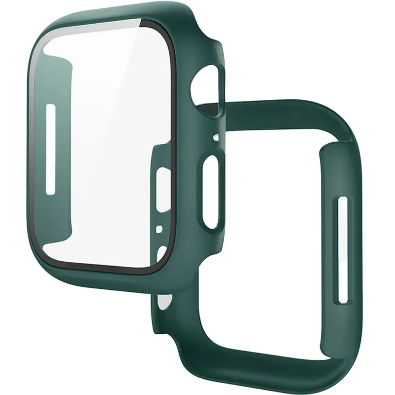 Verre trempé + coque pour Apple Watch 11/10/9/8/7/6/5/4