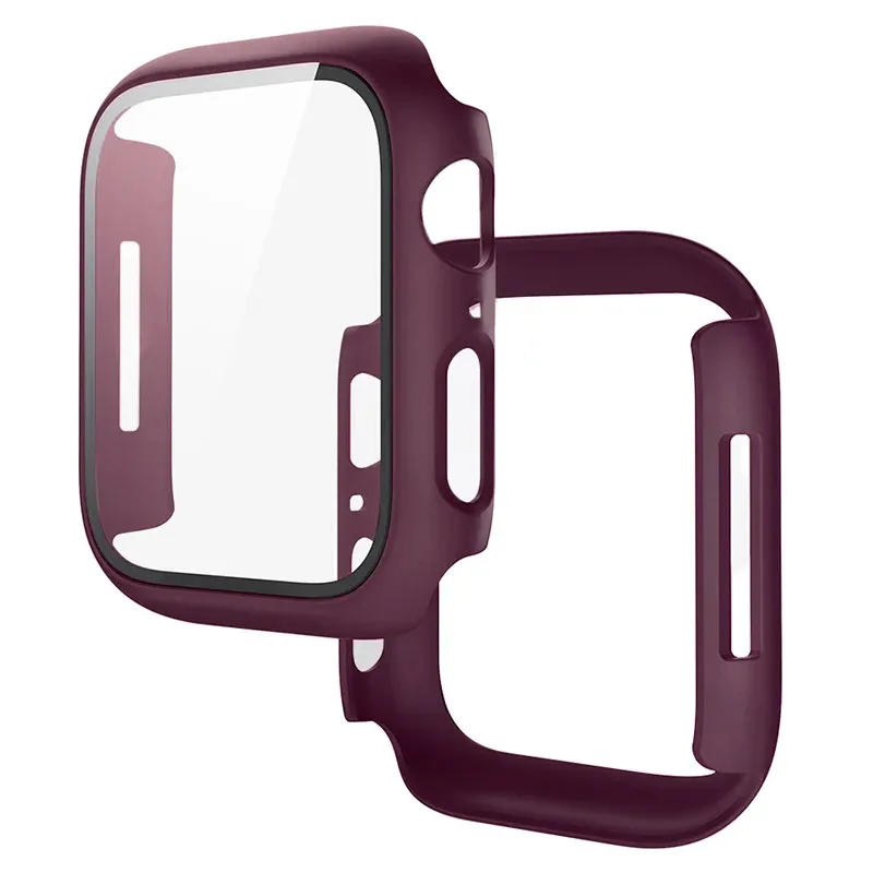 Verre trempé + coque pour Apple Watch 11/10/9/8/7/6/5/4
