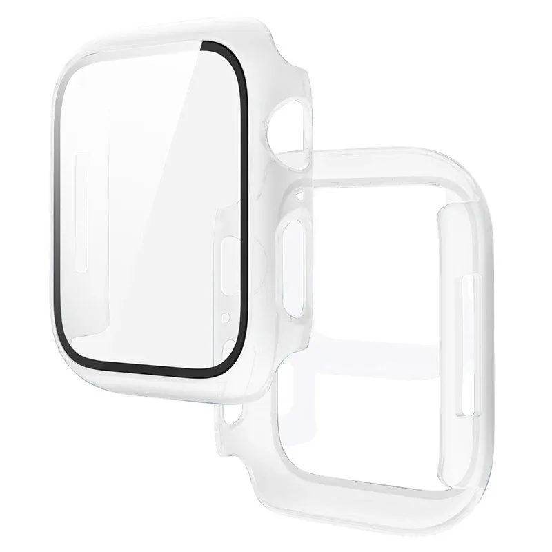 Verre trempé + coque pour Apple Watch 11/10/9/8/7/6/5/4