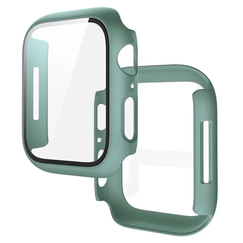 Verre trempé + coque pour Apple Watch 11/10/9/8/7/6/5/4