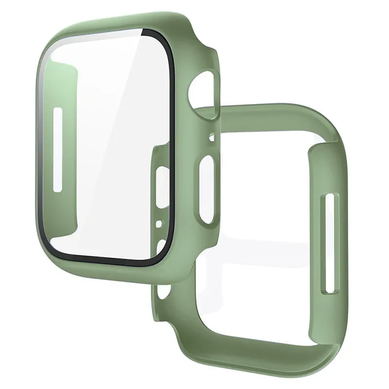 Verre trempé + coque pour Apple Watch 11/10/9/8/7/6/5/4