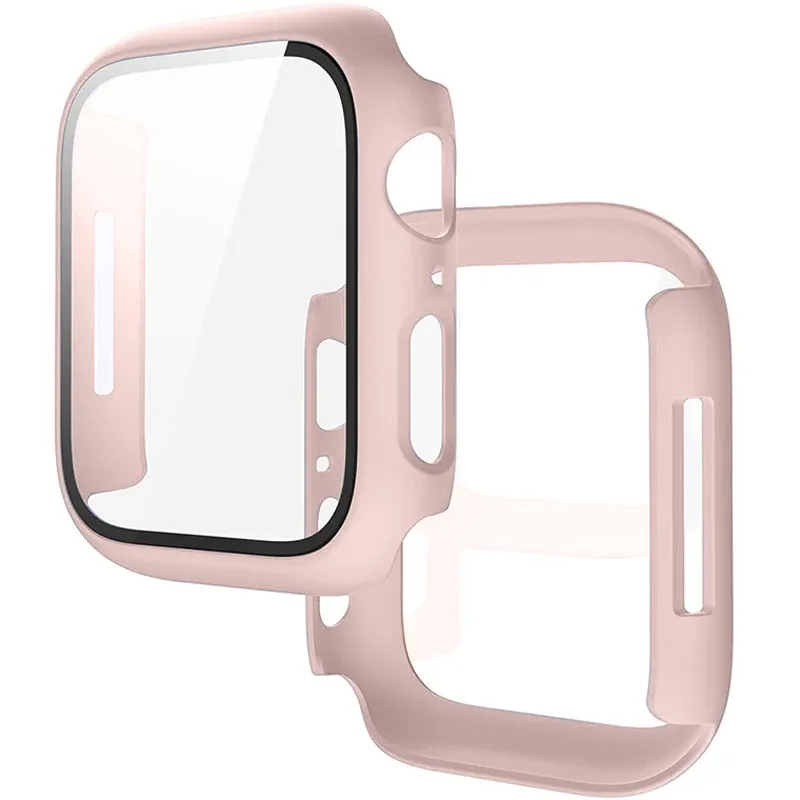 Verre trempé + coque pour Apple Watch 11/10/9/8/7/6/5/4