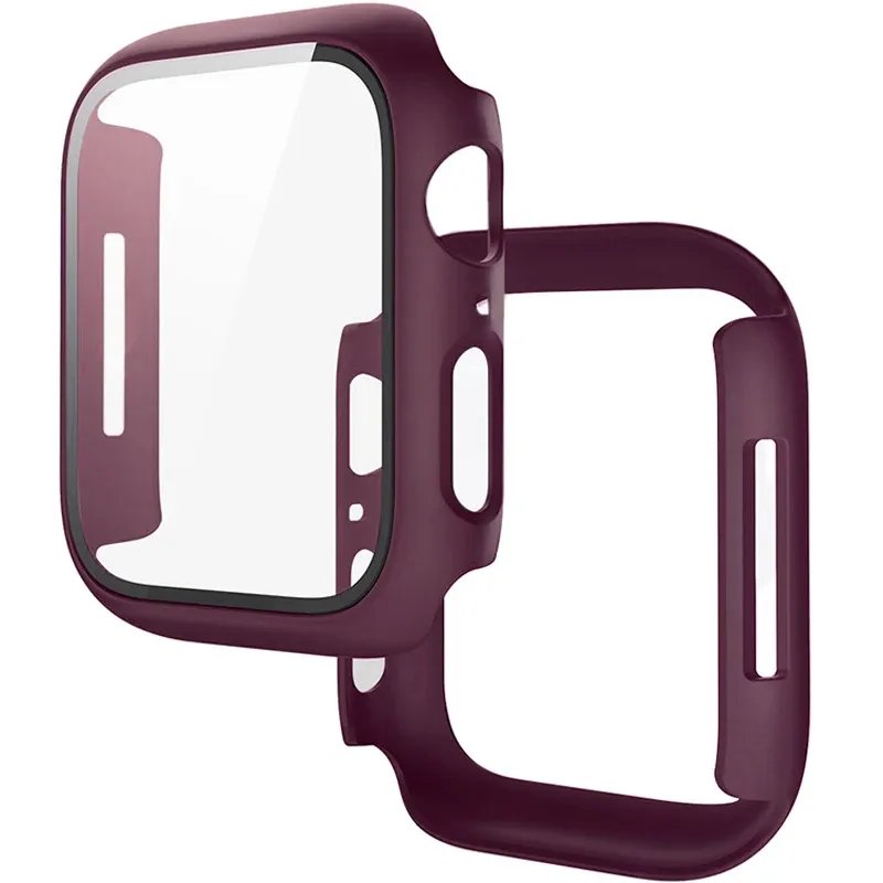 Verre trempé + coque pour Apple Watch 11/10/9/8/7/6/5/4