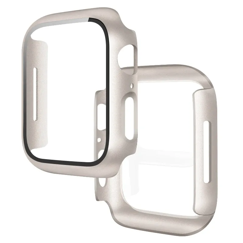 Verre trempé + coque pour Apple Watch 11/10/9/8/7/6/5/4