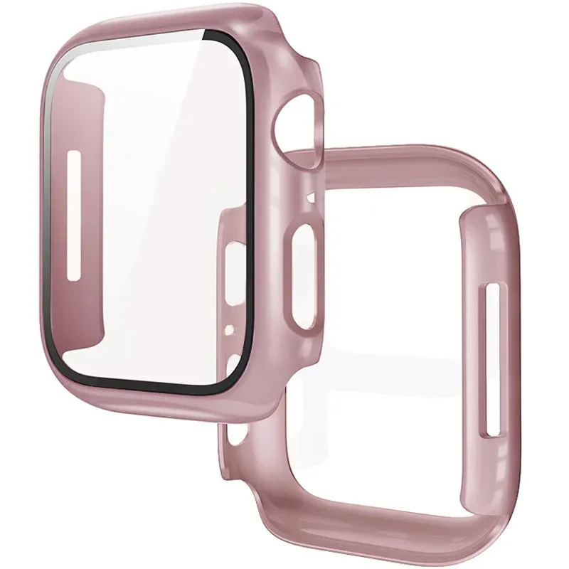 Verre trempé + coque pour Apple Watch 11/10/9/8/7/6/5/4