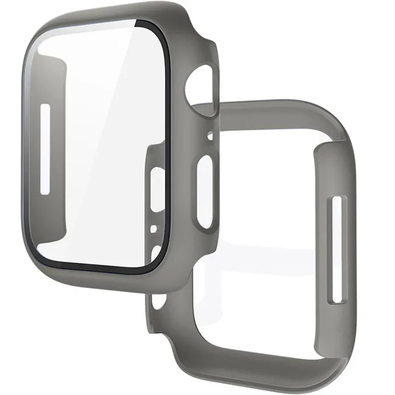 Verre trempé + coque pour Apple Watch 11/10/9/8/7/6/5/4