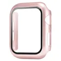 Verre trempé + coque pour Apple Watch Series 10/9/8/7/6/SE/5 – Couleur 12 rose gold