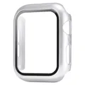 Verre trempé + coque pour Apple Watch Series 10/9/8/7/6/SE/5 – Couleur 4 Silver