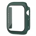 Verre trempé + coque pour Apple Watch Series 10/9/8/7/6/SE/5 – Couleur 6 dark green