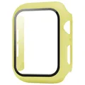 Verre trempé + coque pour Apple Watch Series 10/9/8/7/6/SE/5 – Couleur 8 yellow