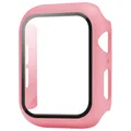 Verre trempé + coque pour Apple Watch Series 10/9/8/7/6/SE/5 – Couleur 9 red pink