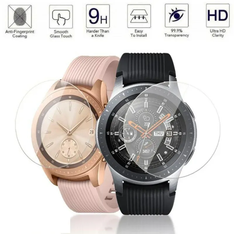 Verre trempé HD pour montre 24 à 43 mm