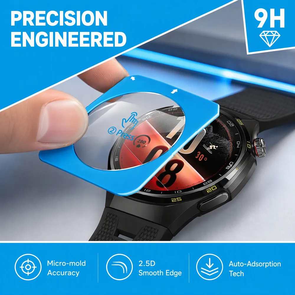Verre trempé pour Huawei Watch GT7 41 et 46 mm