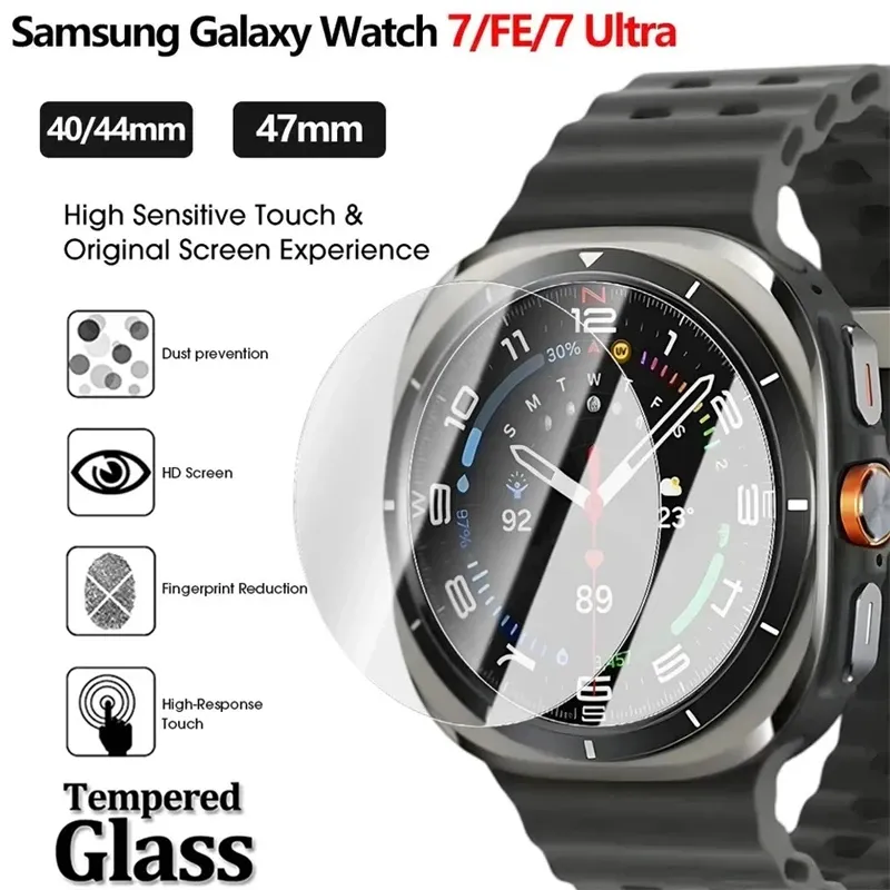 Verre trempé pour Samsung Galaxy Watch 7/6/5/4 Ultra